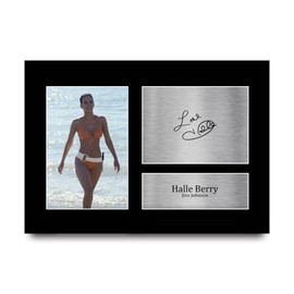HWC Trading A4 Halle Berry James Bond The Another Day Gifts Printed Signed Autograph Picture For Movie Memorabilia Fans