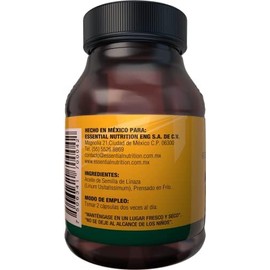 Essential Nutrition Aceite de Linaza 60 Cápsulas 350 mg