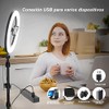 KOSCHEAL Aro de Luz con Tripie 10, hasta 1.8 m,