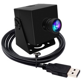 ELP 1080P 120fps USB ojo de pez cámara para computadora 11.6MP cámara web de alta velocidad PC cámara gran angular para computadora de computadora, cámara de seguridad USB industrial mini cámara