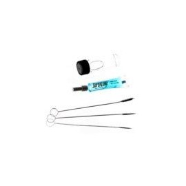 TEMPTU Airbrush Gun Cleaning Kit: 3-Piece Micro Mini Brush Set With Lube, Cleaner & Micro Dropper| Travel-Friendly