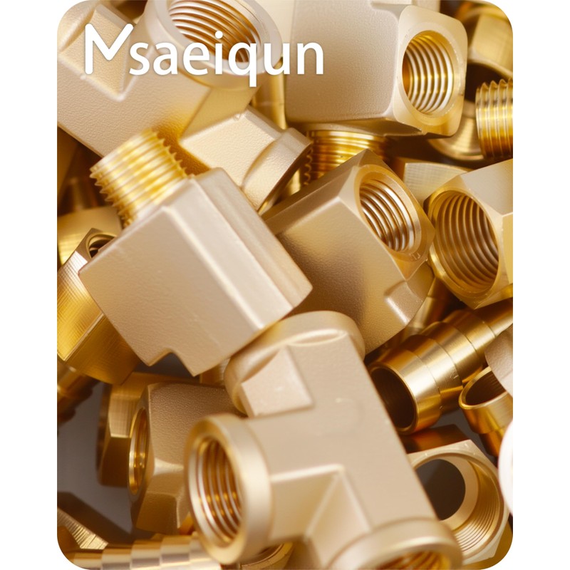 Msaeiqun 1/8 Inch Female Pipe x 1/8 Inch Male Pipe