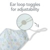 green sprouts i play Adjustable Reusable Face Mask-Blue Bandana-Adult Large