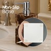 AUSAULAC 2 Pack Real Natural Marble Soap Dispenser with Stainless