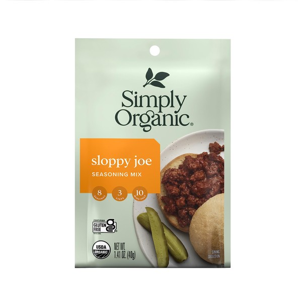 Simply Organic Sloppy Joe, Certified Organic, Gluten-Free | 1.41 oz
