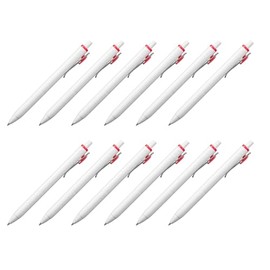 Uni-Ball ONE UMN-S 205223 Gel Pen 12 Rollerball Pens Red Ink Colour 0.4 mm Line Width