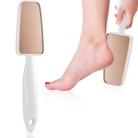 Foot File, Foot Files for Callus, Nano Glass Callus Remover, Foot Scraper, Foot Scrub, Pedicure Tool for Feet, Callus Remover (White)