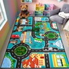 Car Rug Play Mat - Road Rug for Kids Boys