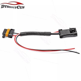 DYSO Fit 2015-24 Polaris RZR Tail Light Power Plug Quick Harness Whip Light Chase Bar