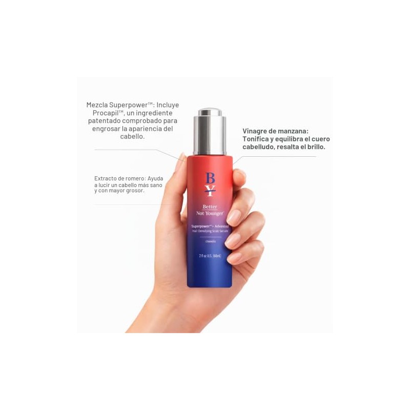 Better Not Younger Superpower Plus Advanced Hair Densifying Scalp Serum