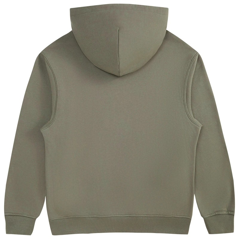 Solid Color Double Layer Hood Side Pocket Terry Cotton Casual