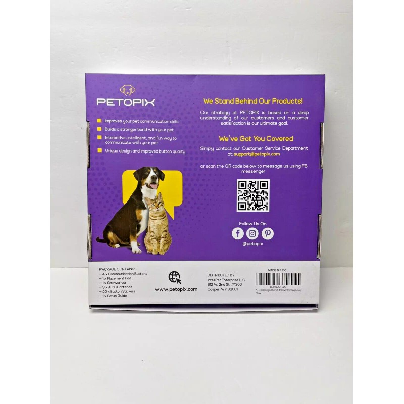 Petopix NEW PETOPIX Dog Talking Button Set Non-Slip Pad -