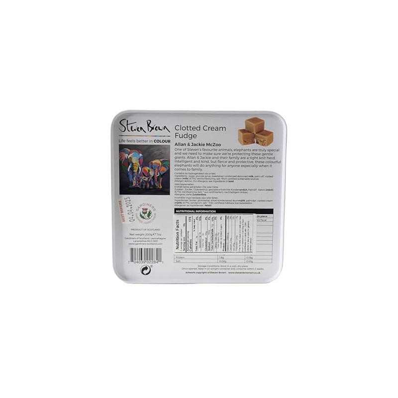 Gardiners of Scotland Allan and Jackie McZoo Clotted Cream Fudge