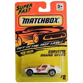 Matchbox [Corvette Grand Sport, Super Fast #2 [White]