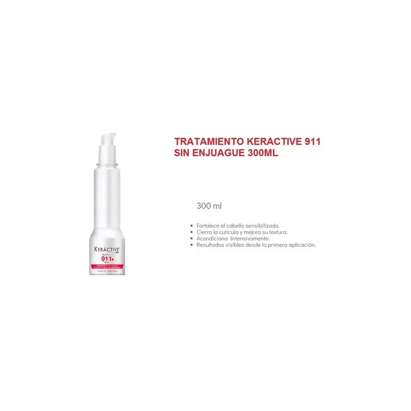 Keractive 911 Tratamiento Capilar de Emegencia sin Enjuague Nutrapel
