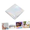 LABRIMP Iridescent Rainbow Tablecloth for Party Decorations Wedding Disposable Table