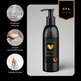 Gel de ducha exfoliante natural. Suaviza, limpia y elimina impurezas de la piel by KISSAI
