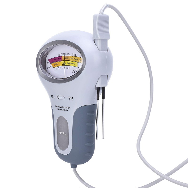 GOTOTOP Water Quality Analyzer CL2 Chlorine Pool Tester with Probe