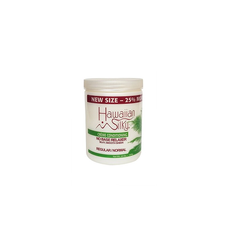 Hawaiian Silky no base relaxer, regular, White, 20 Ounce