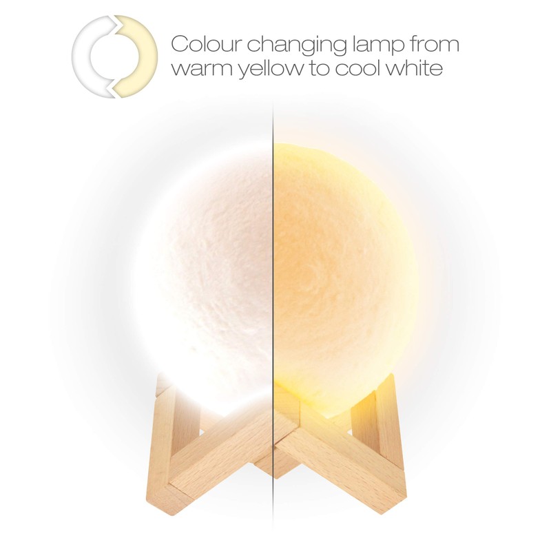 Knight Moon Lamp - Touch Control, Adjustable Brightness & Colour