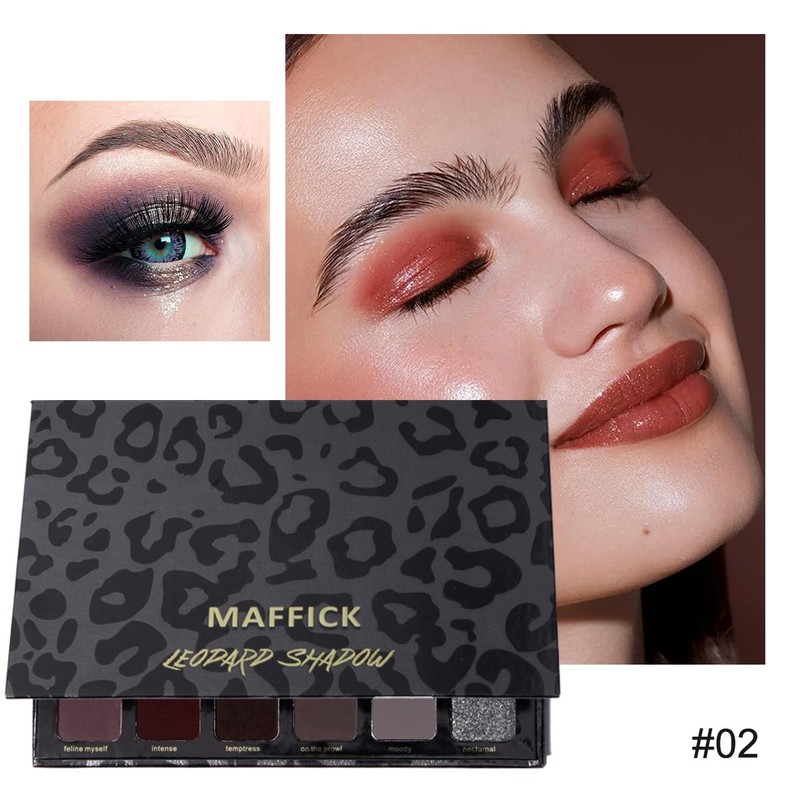 MAFFICK Paleta de Sombras de Ojos, 24 Colores, Acabado Mate