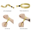 Wristrenyi Cloth Wristbands For Events-100 Pack Gold Fabric Bracelets Wrist