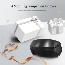 MASGRE Eye Massager with Heat and Bluetooth Music, Smart Eye Mask for Relaxation, Reducing Eye Strain, Improving Sleep, Ideal Gift for Men and Women