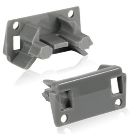 [Upgraded] 2Pcs Dishwasher Rack Stop Clip W10195622, Upper Dishrack Slide Rail Rear Stop fit for Whirlpool/KitchenAid/Kenmore Dishwasher, Replaces AP4566222, PS11750071, 1872168