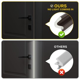 Weather Stripping Door Seal Strip Soundproof Q Foam Weather Stripping for Door Frame, Exterior Door Weather Stripping for Large Gap