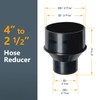 POWERTEC 70322 4 Inch to 2-1/2 Inch Reducer and 4