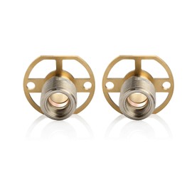 Nes Home Pair of BSP Wall Mounting Exposed Thermostatic Shower Bar Valve Fast Fixing Brackets Kit for Bath Mixer Tap Or Bar Shower