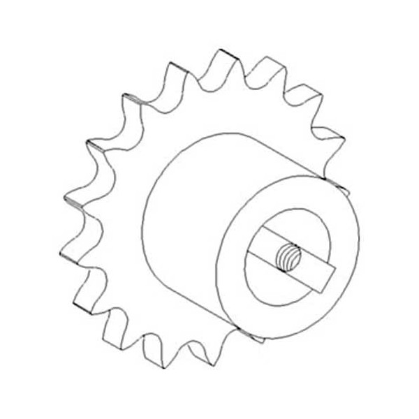 Horizontal Unloading Auger Counter Shaft Drive Sprocket Rice fits John