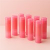 50Pcs Red Plastic Lipstick Containers with Caps 5g Empty Lip