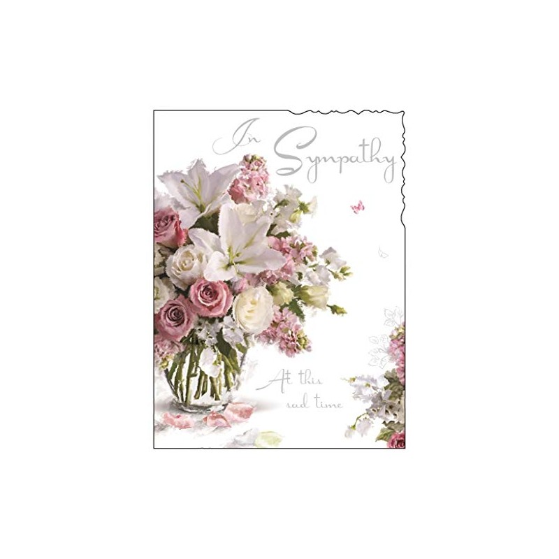 Jonny Javelin Sympathy Card (JJ4338) - In Sympathy - Bouquet