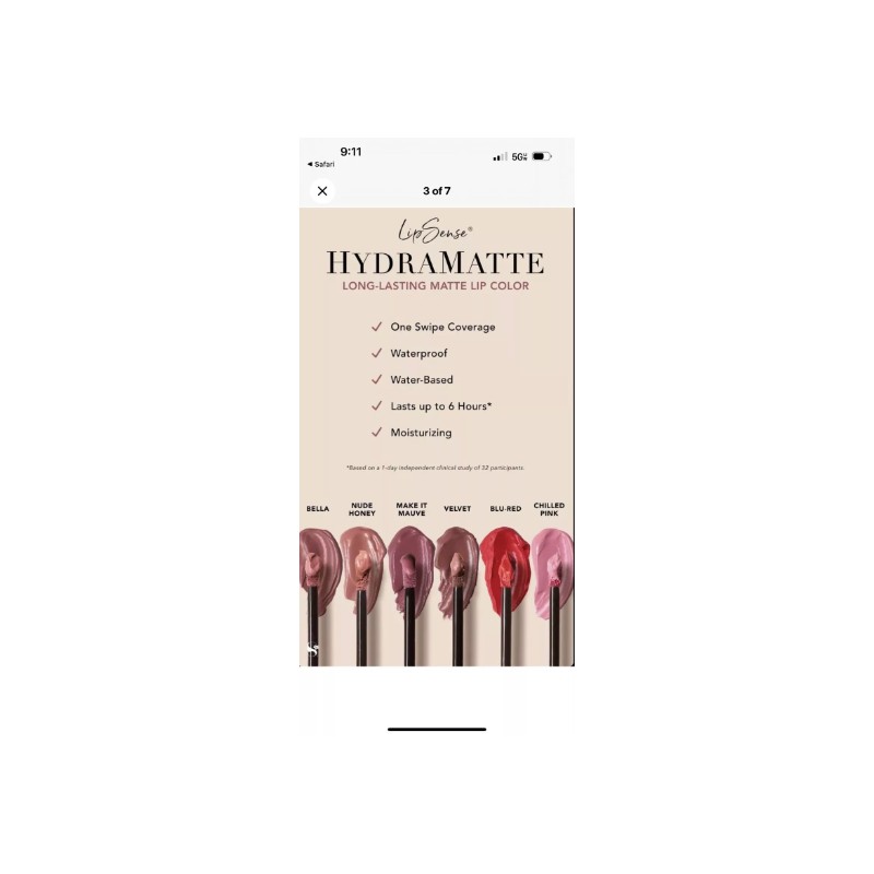 LipSense PRALINE ROSE HydraMatte Senegence Long Lasting Lip Color Item