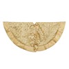 Kurt S. Adler Kurt Adler 48-Inch Gold Sequin Snowflake Treeskirt