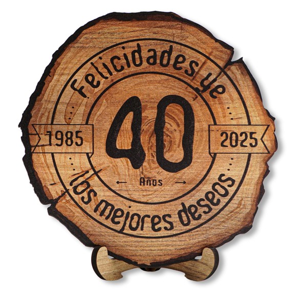 DARO Design - Wooden Disc - 40 Years - Size