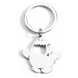 MUCOOS Cute Shark Keychain Ocean Keycharm Gifts for Shark Lovers Cute Marine Life Keyring Gift