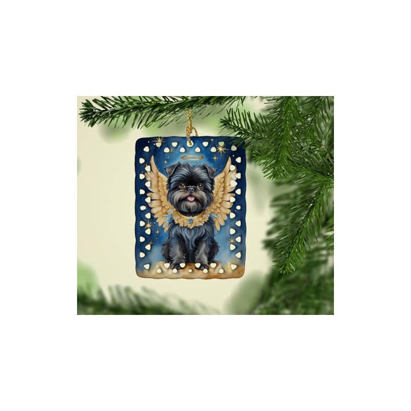 Affenpinscher My Angel Porcelain Ornament