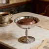 CONGARTENO Vintage Stainless Steel Dessert Cup 4.37In High Footed Ice