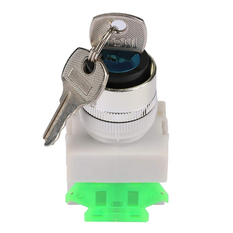 Key Operated Switch 3 Position Rotary Key Switch with 2