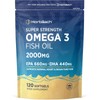 Omega 3 Fish Oil 2000 mg | 120 Softgels