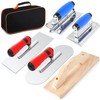 MorningRo 6pcs Concrete Hand Tools Set Masonry Tools Includes Stainless