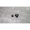 For: Chevy 4pc Black Hex Chevy Emblem Car Wheels Metal