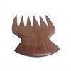Plai Na Natural Wood Comb Afro Pick Handmade For Thick
