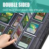 Toploader Binder, Holds 288 Toploaders, 9-Pocket Ringless Double-Sided Pockets, Waterproof