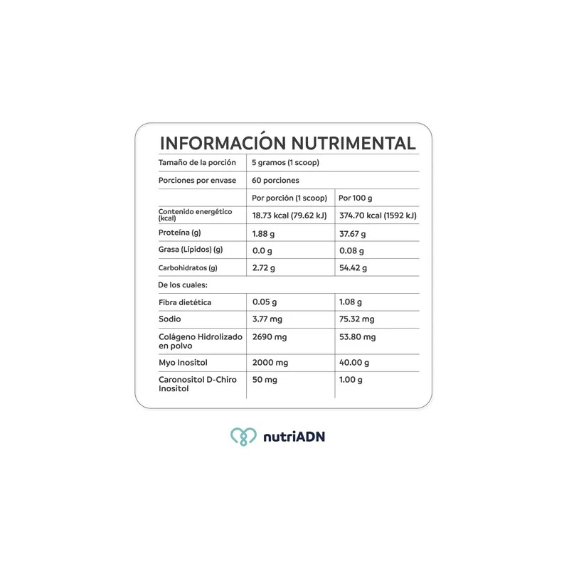 Myo D- Chiro Inositol Caronositol 401 Sabor Mora Azul