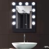 Tangkula Hollywood Makeup Vanity Mirror W/Light Tabletops Lighted Mirror Dimmer