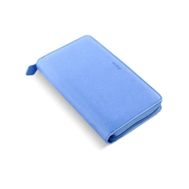 Filofax scheduler, personal CPT, saffiano bright blau Zip