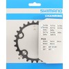 Shimano Unisex - Adult SLX Chainring, Black, 26 Teeth